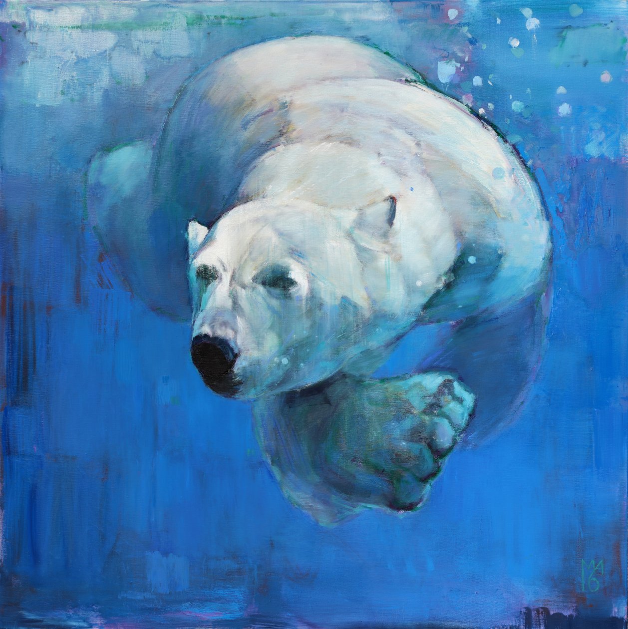 Deep Blue, 2016, od Mark Adlington