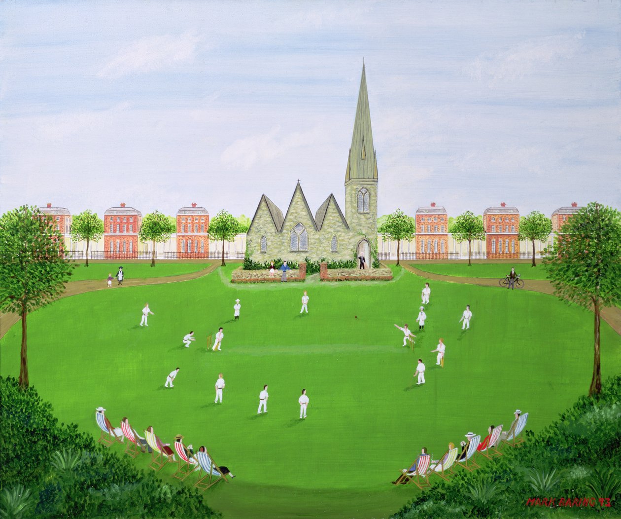 Kriket na Blackheath od Mark Baring