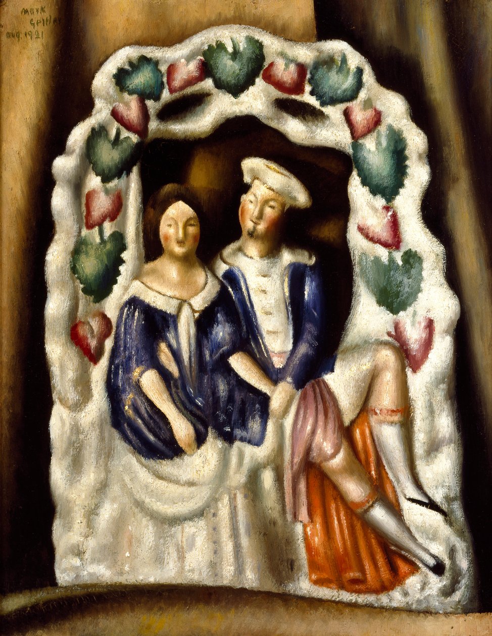 Staffordshire Group, 1921 od Mark Gertler
