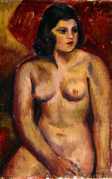 Studie ženského aktu od Mark Gertler