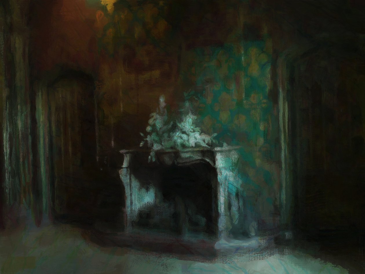 Elvaston Gothic, 2013 (kombinovaná technika) od Mark Gordon