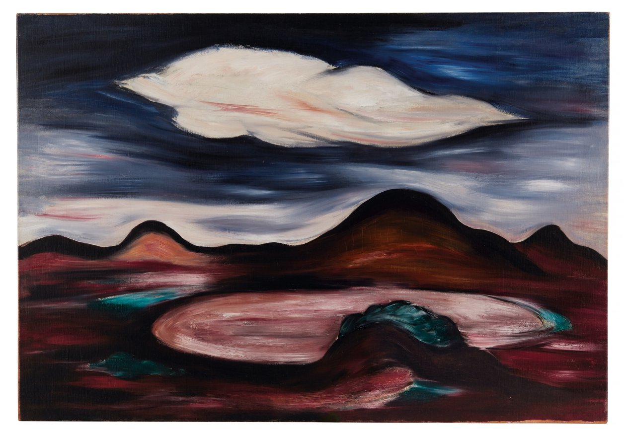 Krajina s jedním mrakem od Marsden Hartley