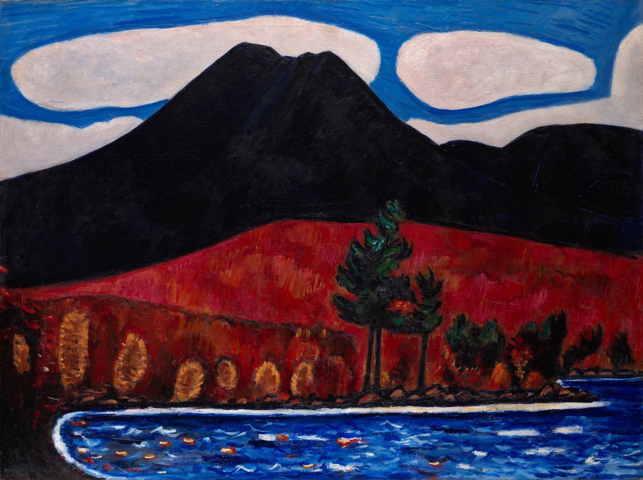 Hora Katahdin (Maine), podzim č. 2, 1939-40 od Marsden Hartley