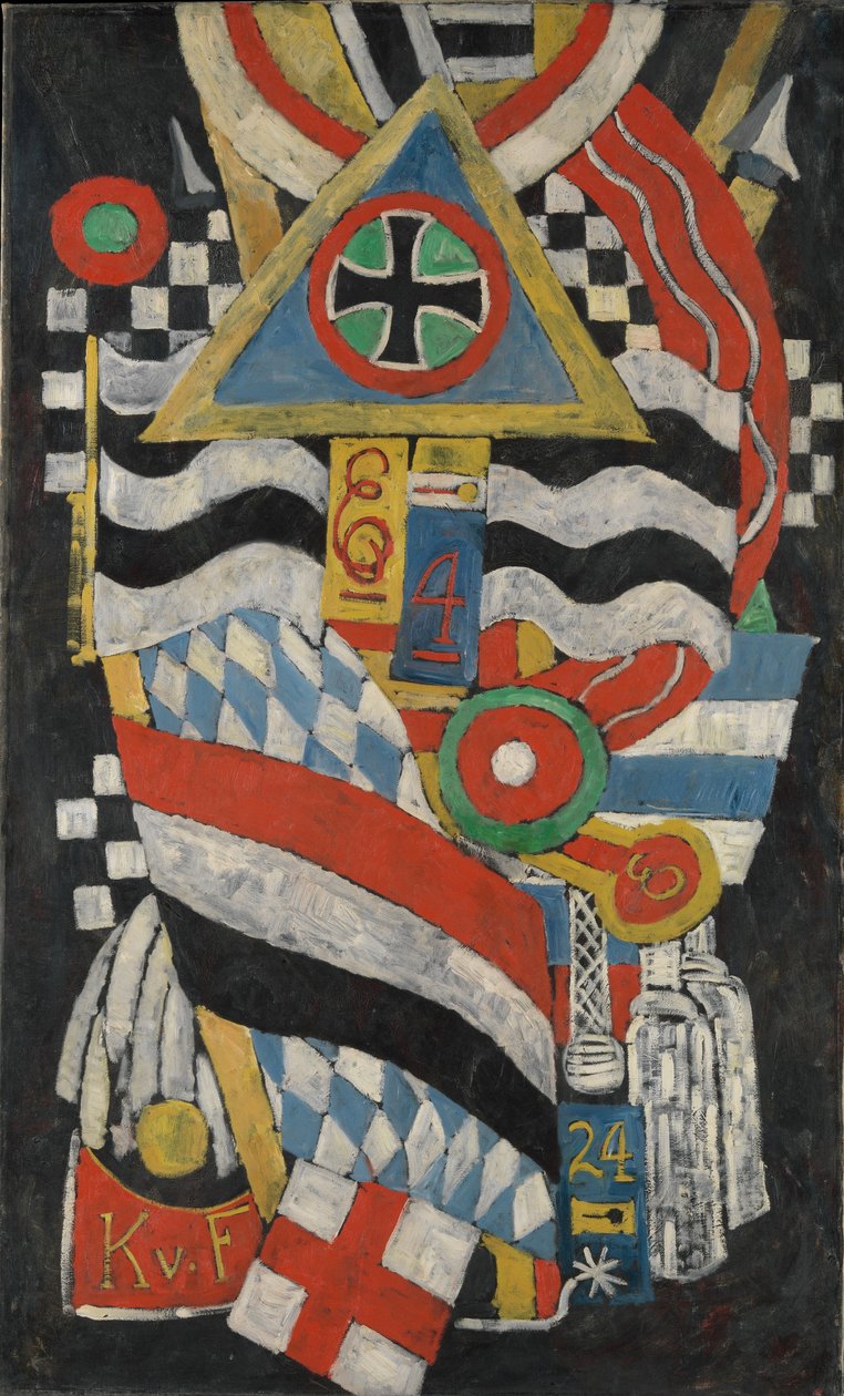 Portrét německého důstojníka, 1914 od Marsden Hartley