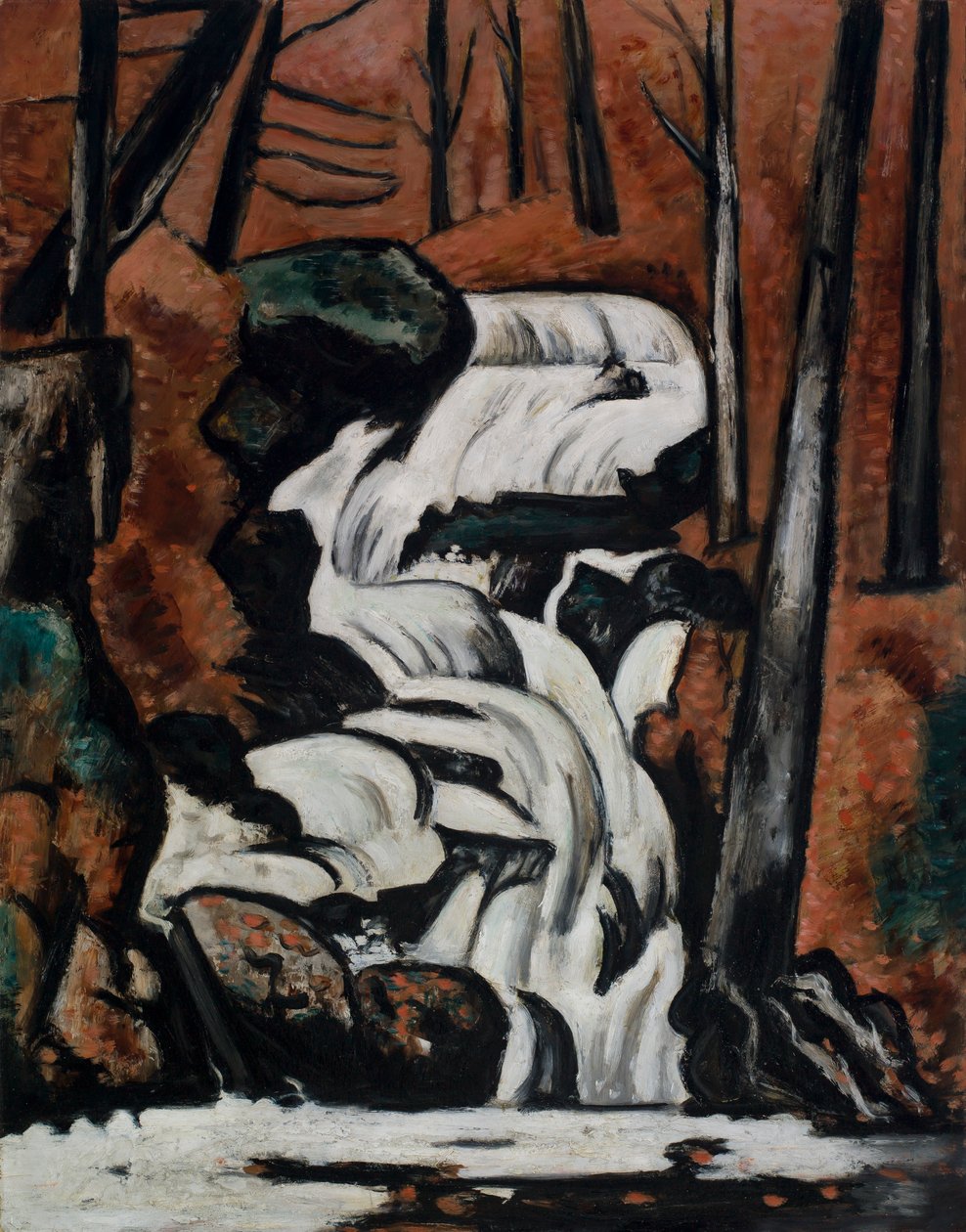 Vodopády Smelt Brook Falls od Marsden Hartley