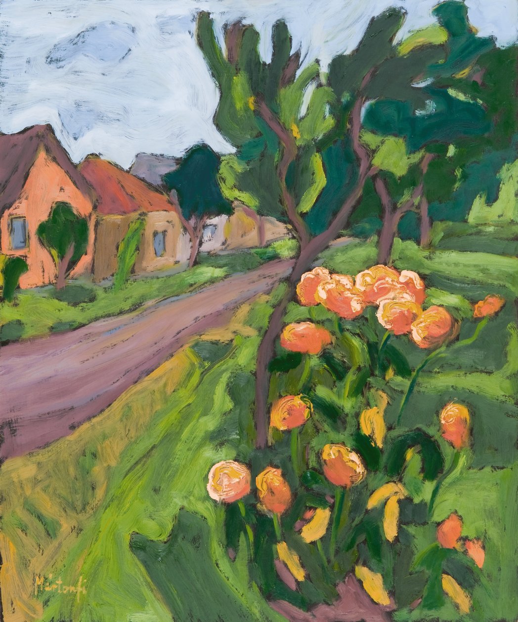 Sousedovy růže, 2008 od Marta Martonfi Benke