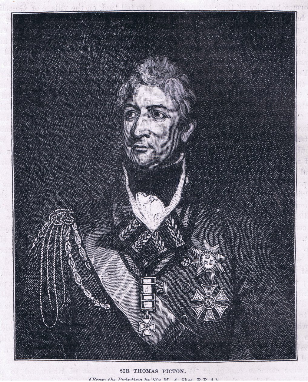 Sir Thomas Picton od Martin Archer Shee