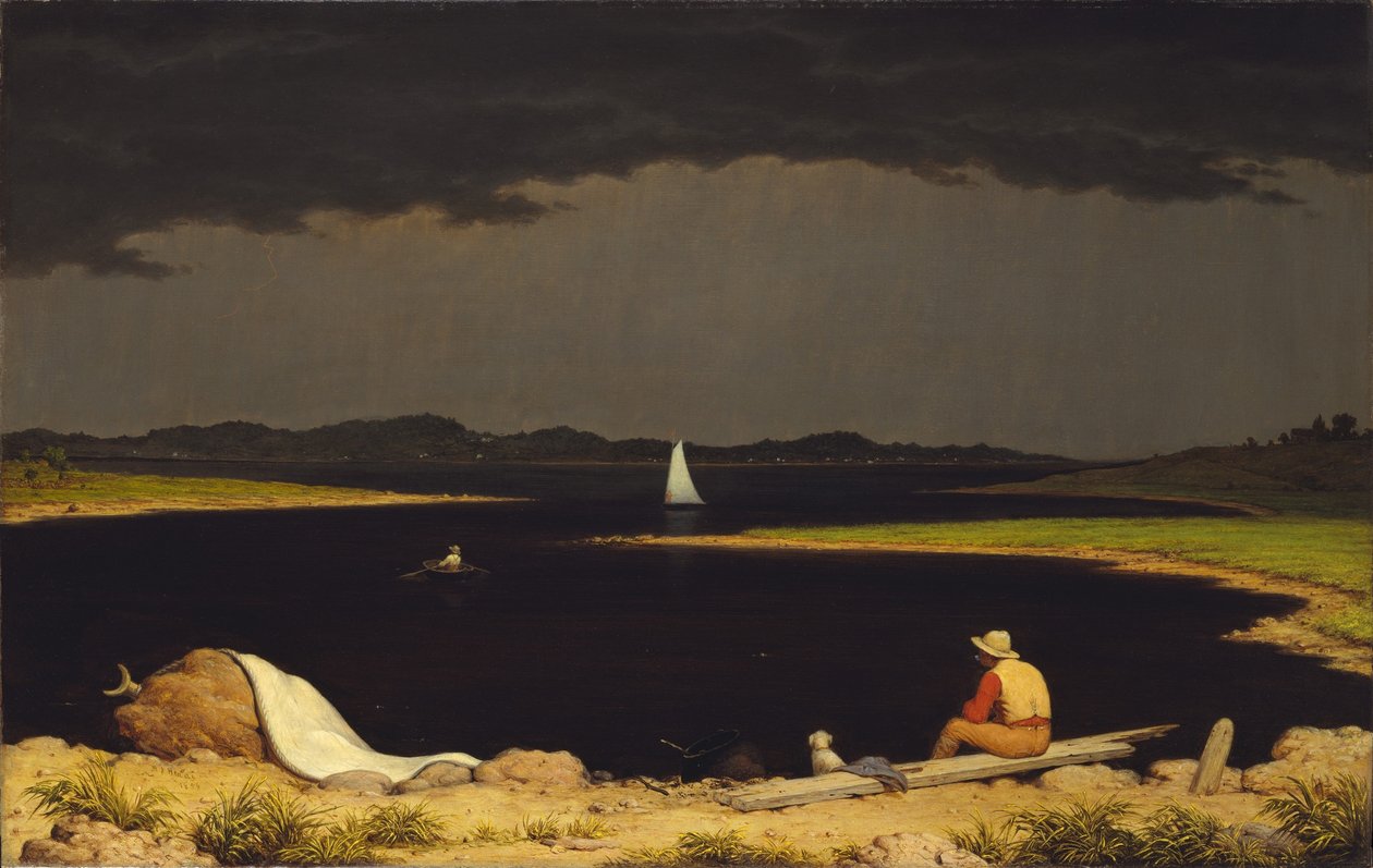 Blížící se Thunder Storm od Martin Johnson Heade