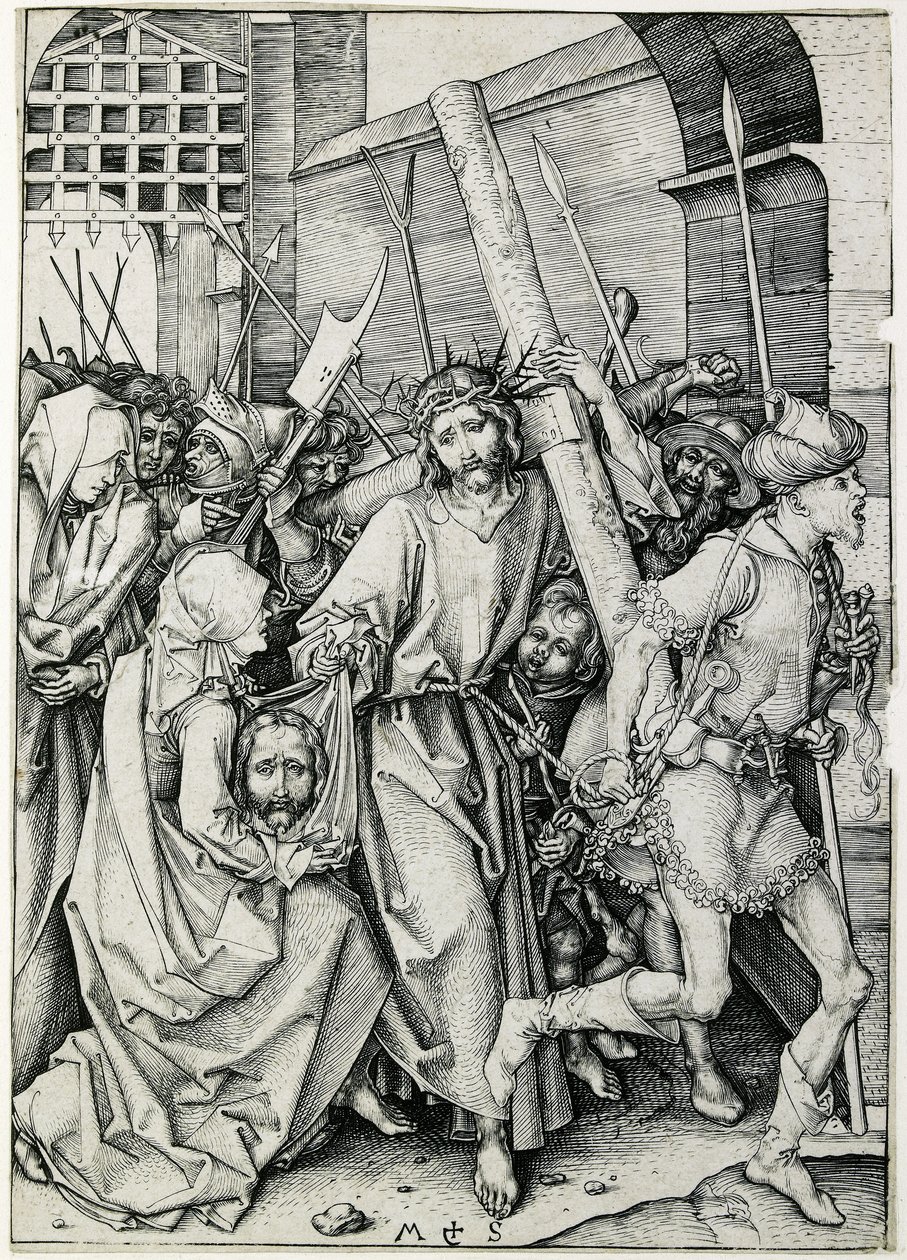 Kristus nesoucí kříž od Martin Schongauer