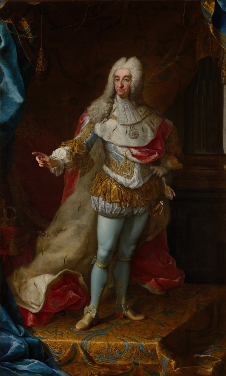 Vittorio Amedeo II ve Veličenstvu od Martin van Meytens  