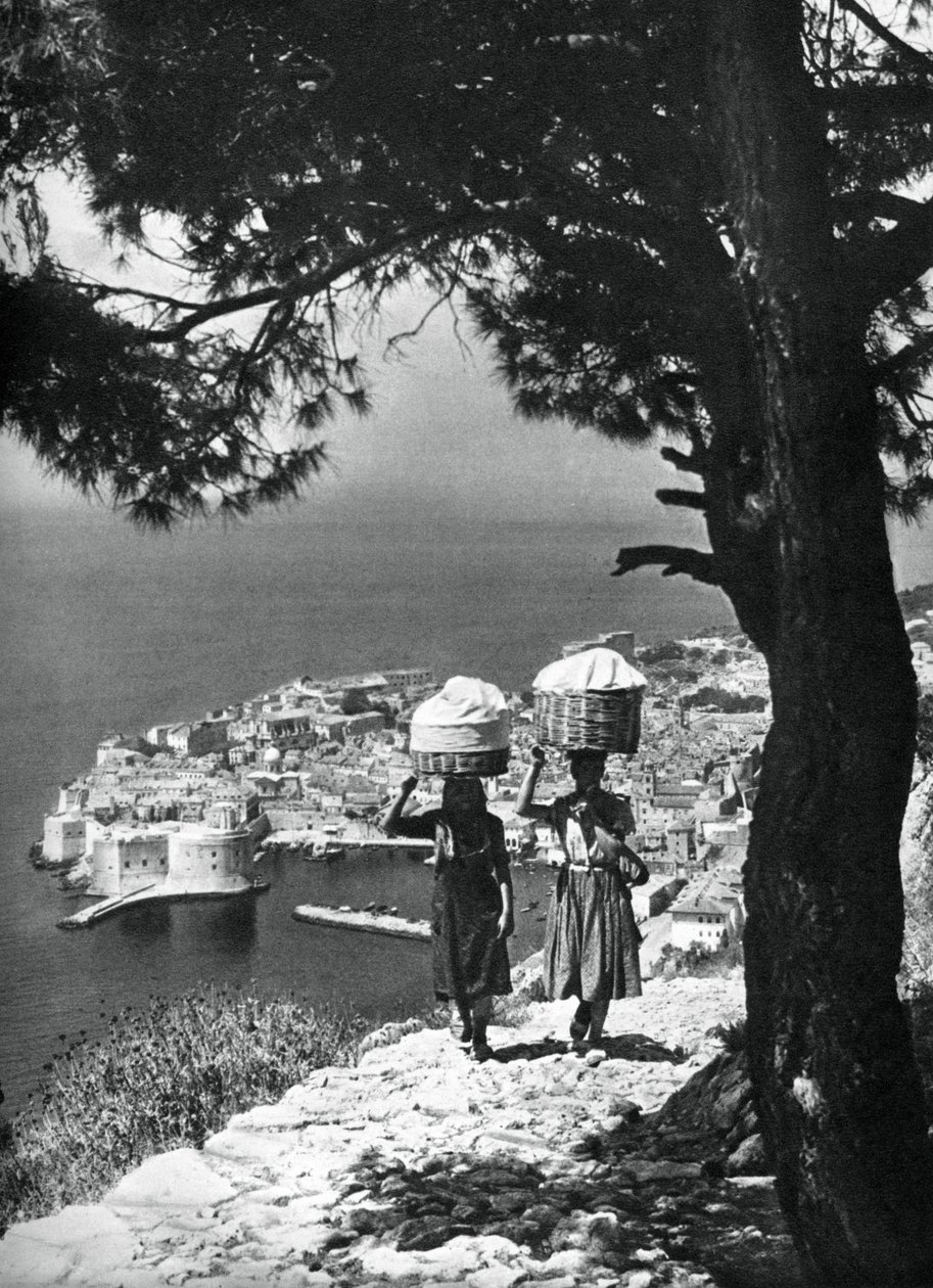 Dubrovník, Chorvatsko, 1937 od Martin Hurlimann