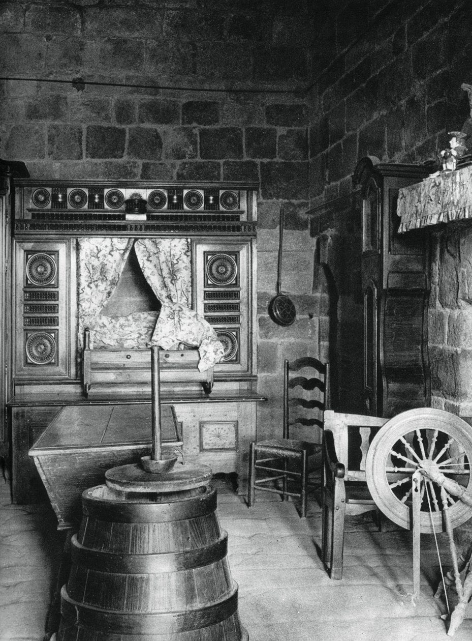 Interiér, Dinan, Bretaň, Francie, 1937. od Martin Hurlimann