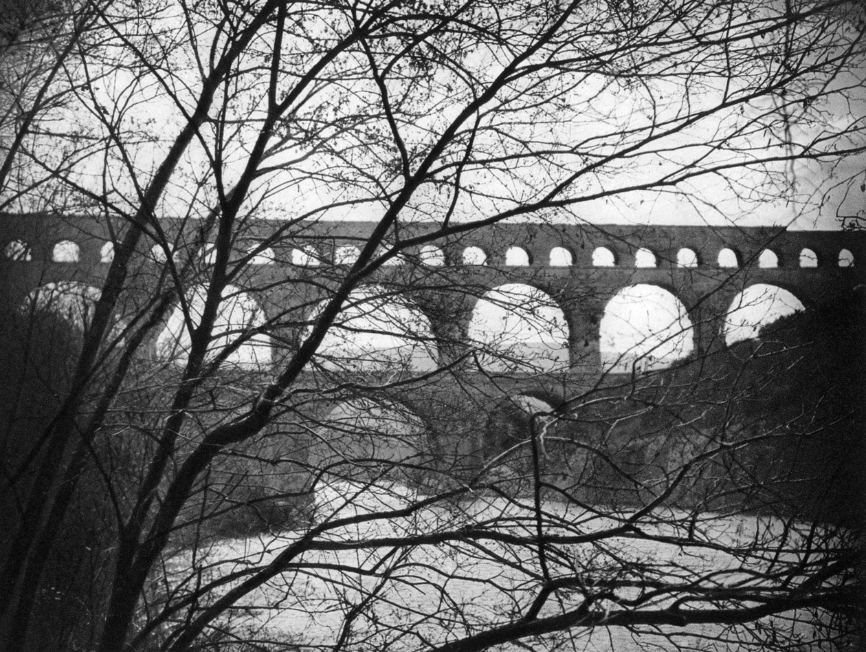 Pont du Gard, Provence, Francie, 1937 od Martin Hurlimann