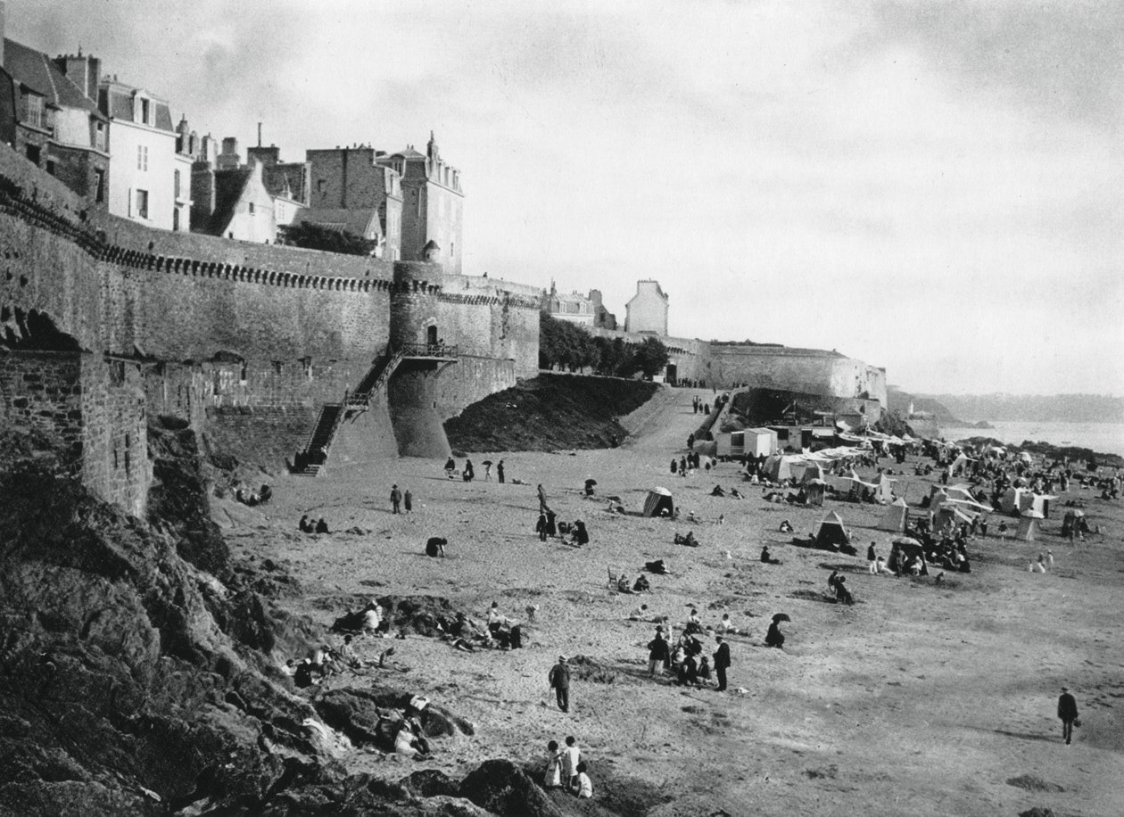 Saint-Malo, Francie, Bretaň, 1937 od Martin Hurlimann