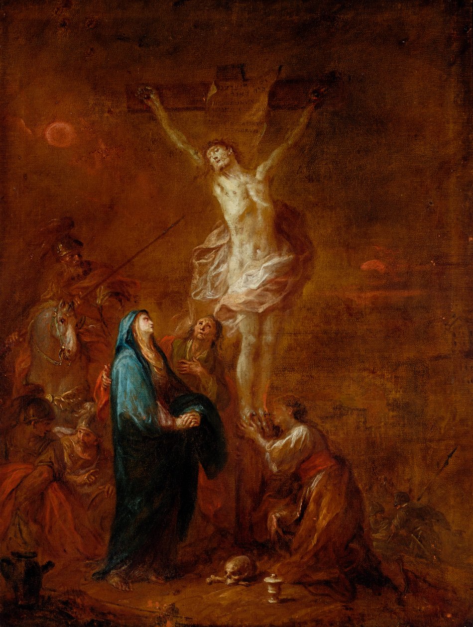 Kristus na kříži od Martin Johann Schmidt