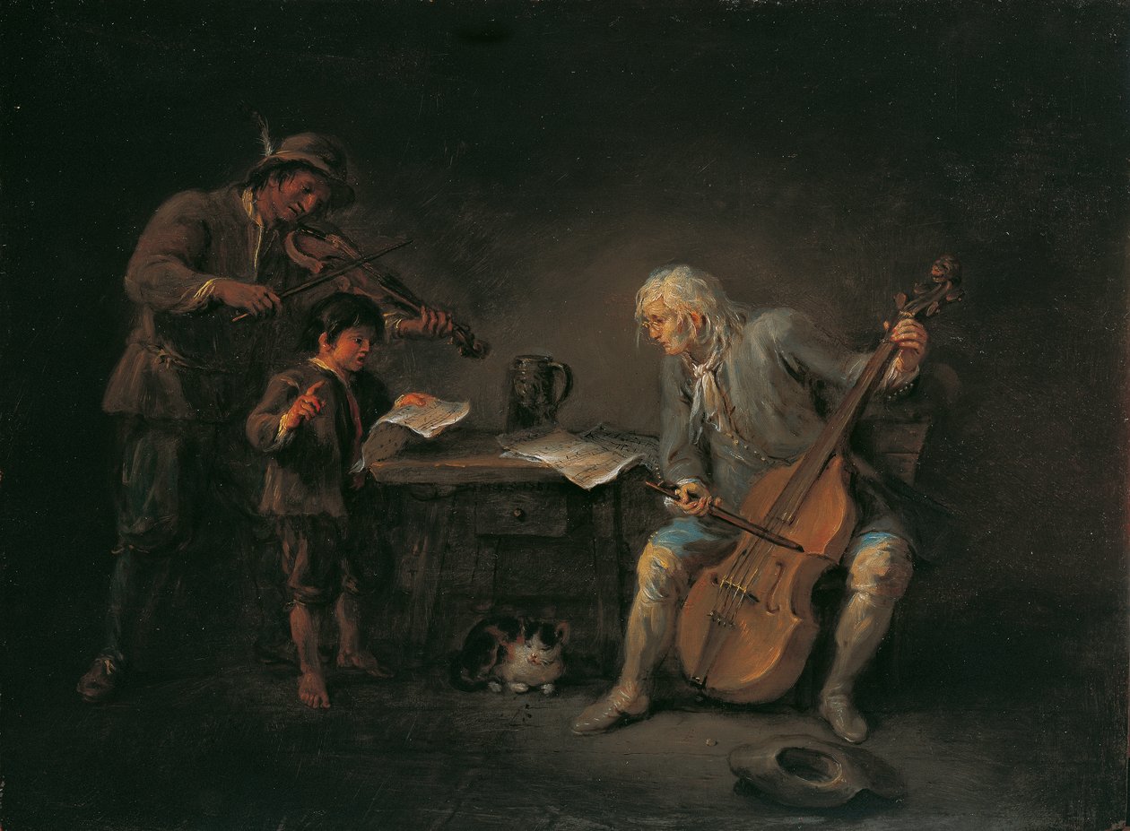 hudebníků od Martin Johann Schmidt