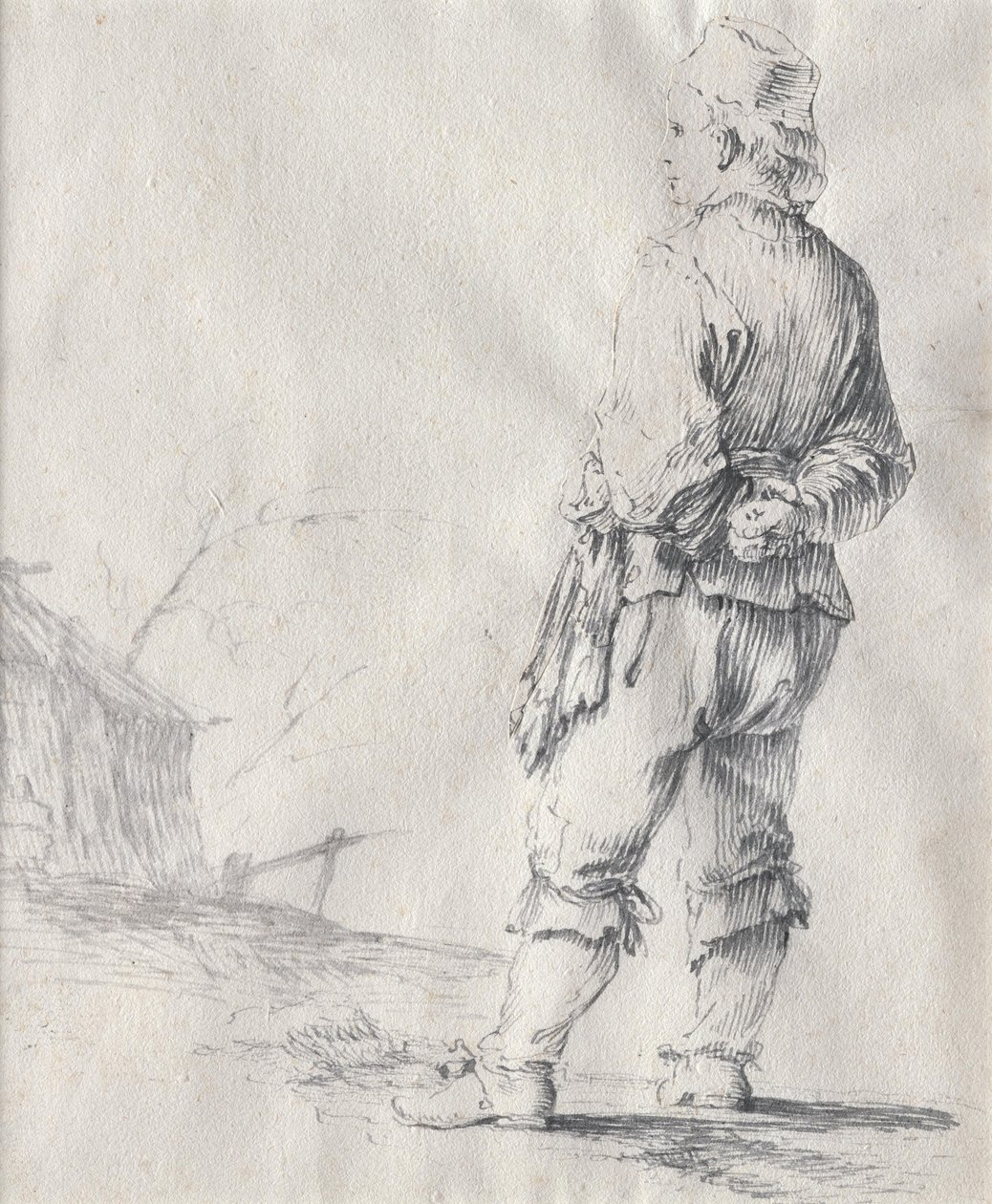 Stojící chlapec od Martin Johann Schmidt