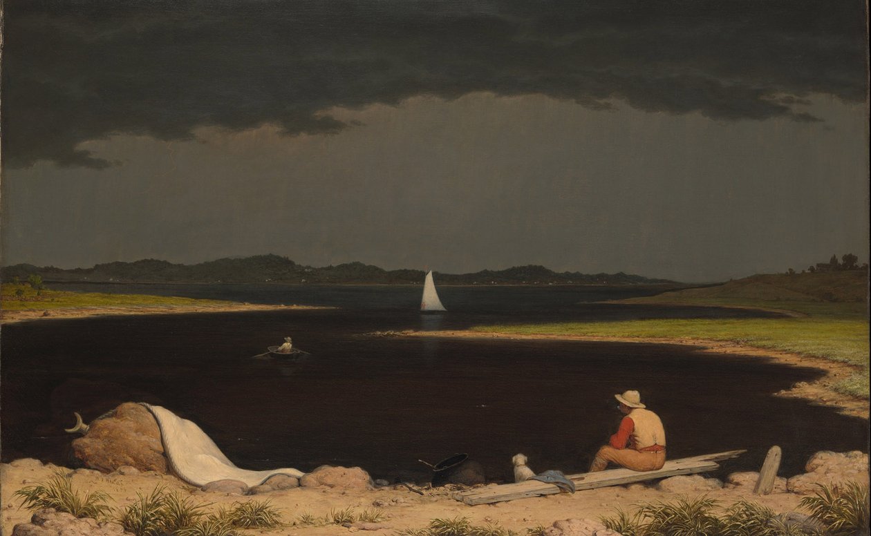 Blížící se Thunder Storm od Martin Johnson Heade