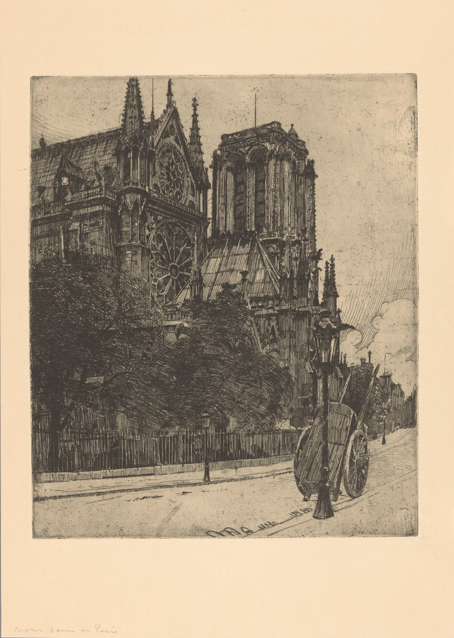 Notre Dame v Paříži od Martin Monnickendam