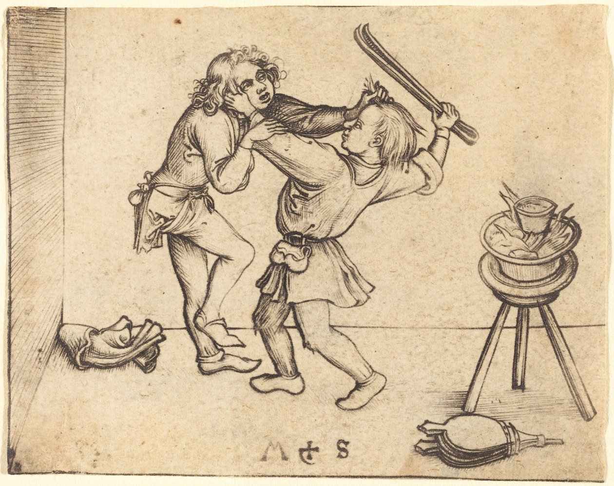 Boj učňů od Martin Schongauer