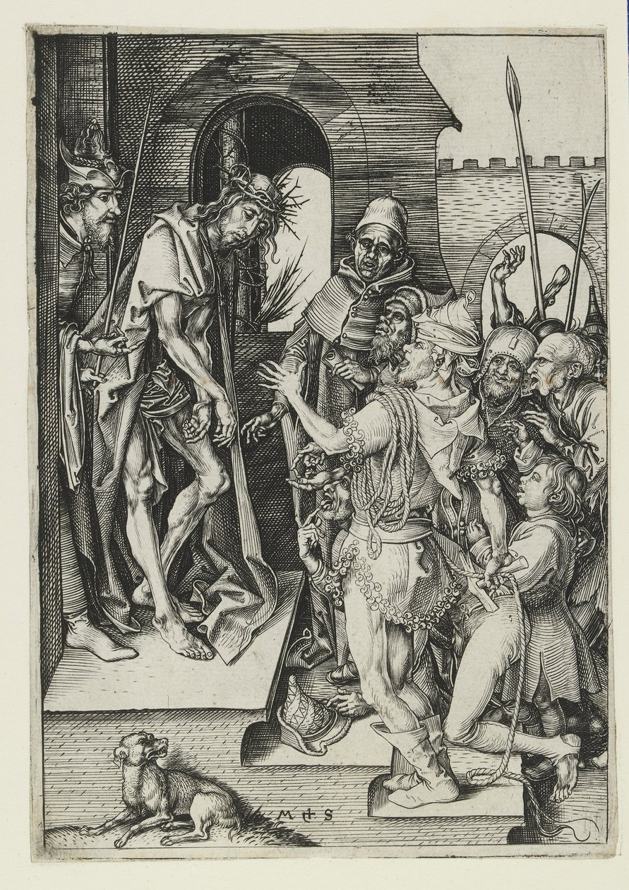 Ecce Homo, konec 15. století od Martin Schongauer