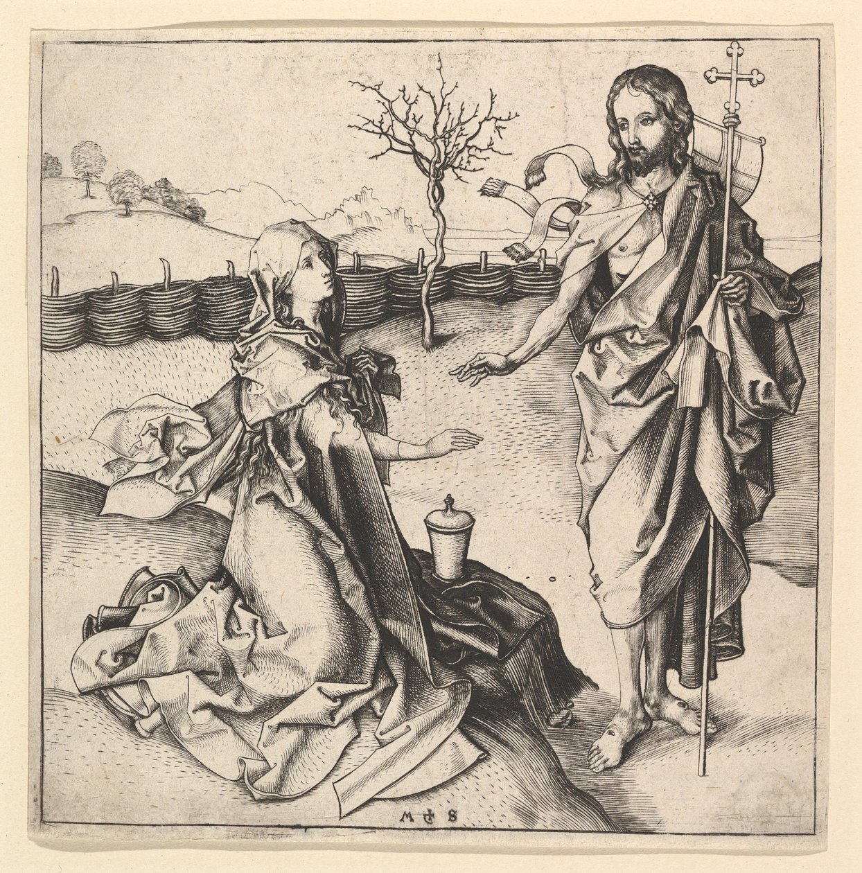 Noli me Tangere, ca. 1435-1491. od Martin Schongauer