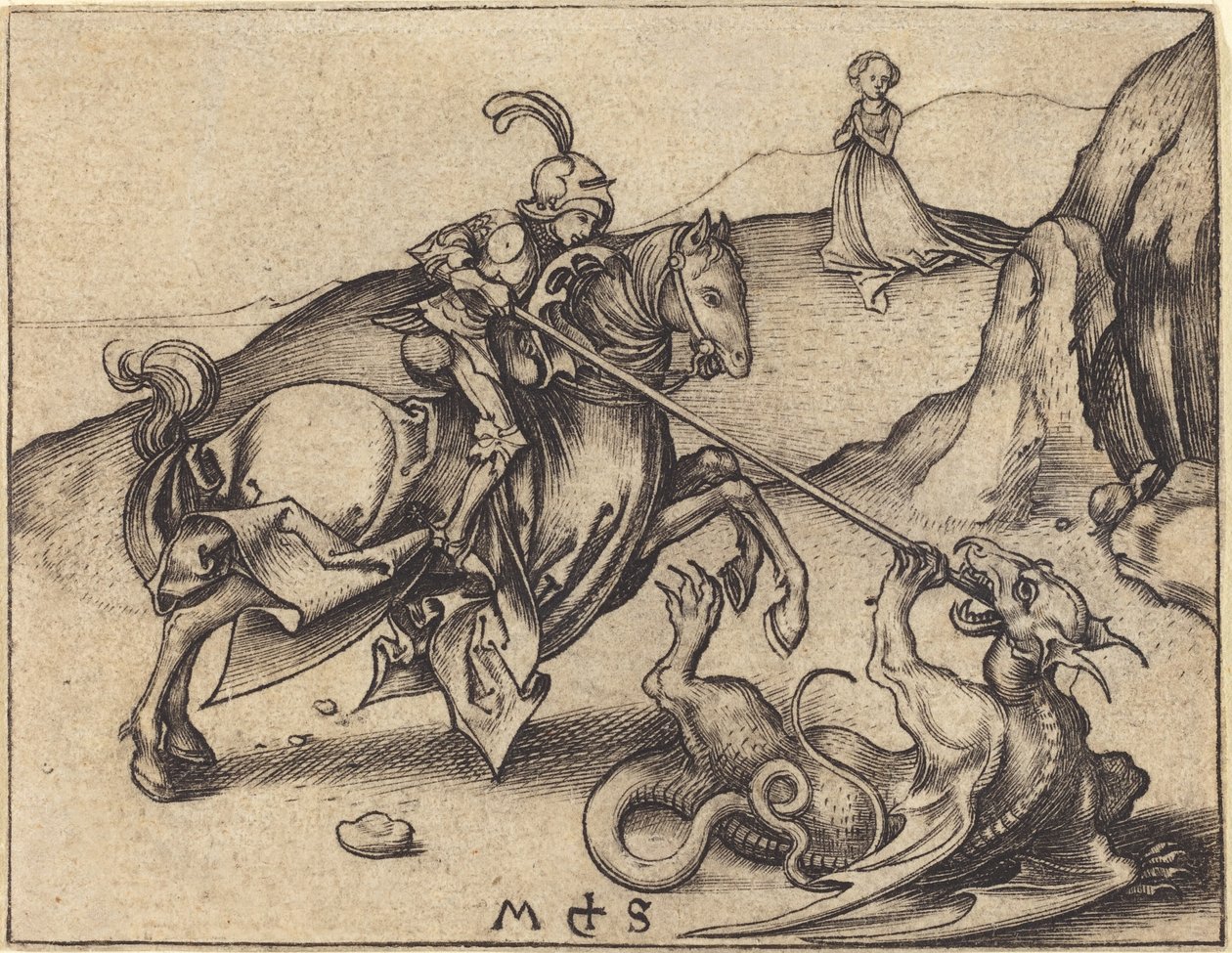 Svatý Jiří od Martin Schongauer