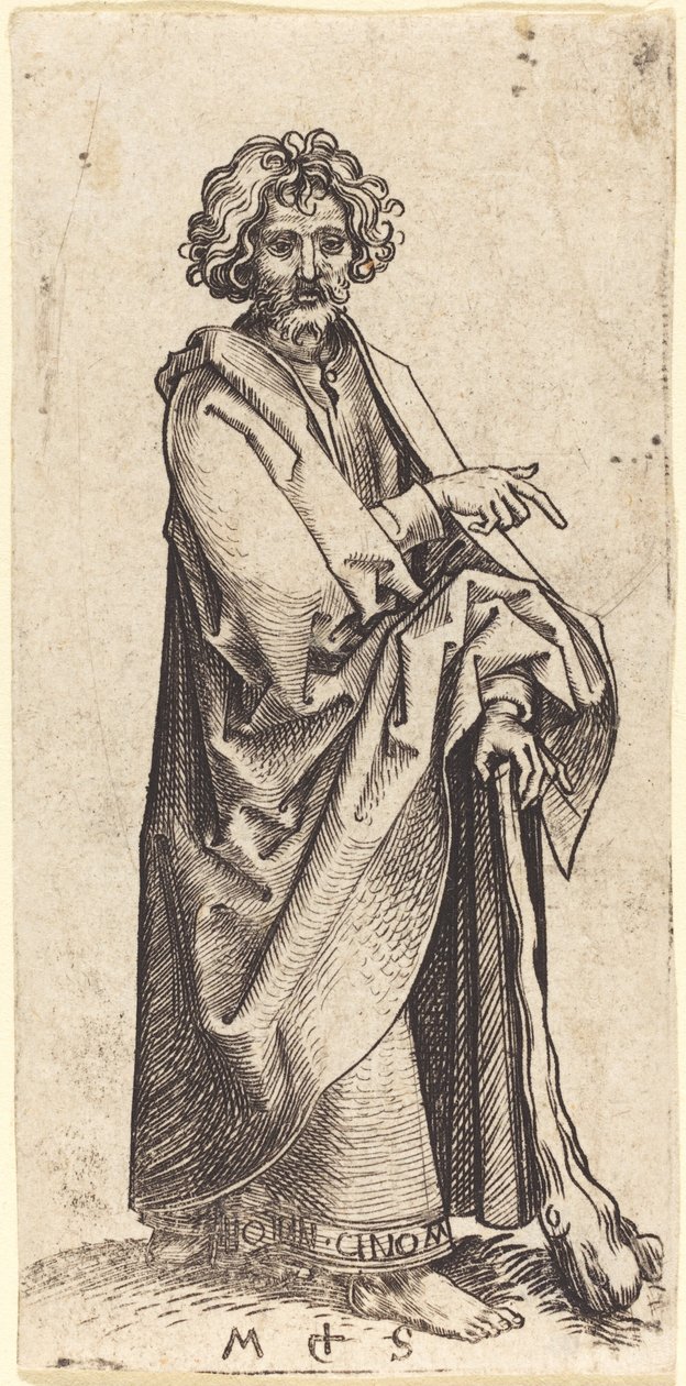 Svatý Jidáš Tadeáš od Martin Schongauer