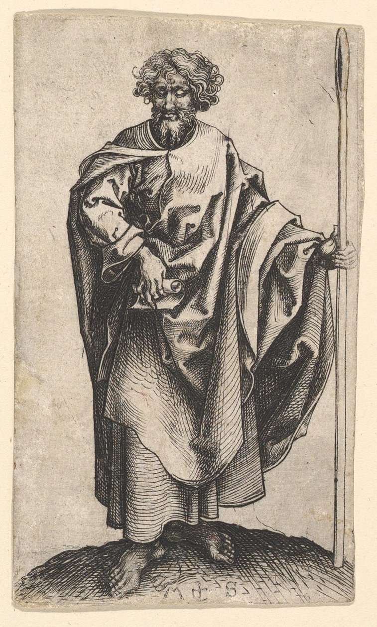 St. Thomas, ca. 1435-1491. od Martin Schongauer
