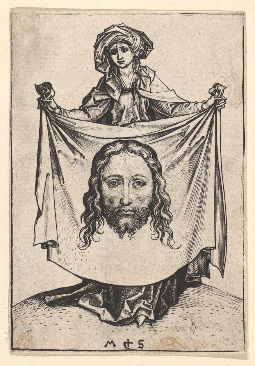 Svatá Veronika, ca. 1435-1491. od Martin Schongauer