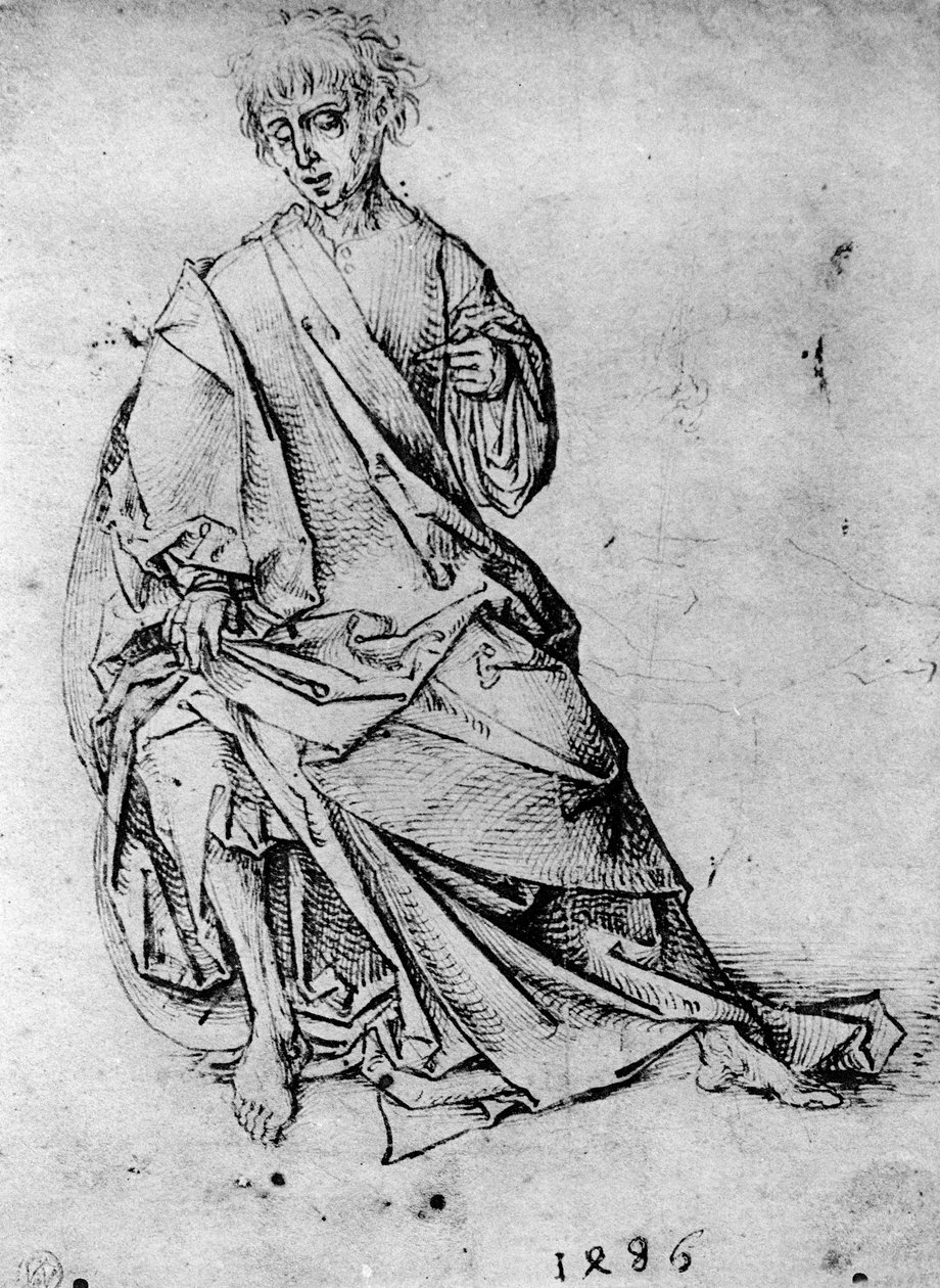 Studie muže, 1913. od Martin Schongauer