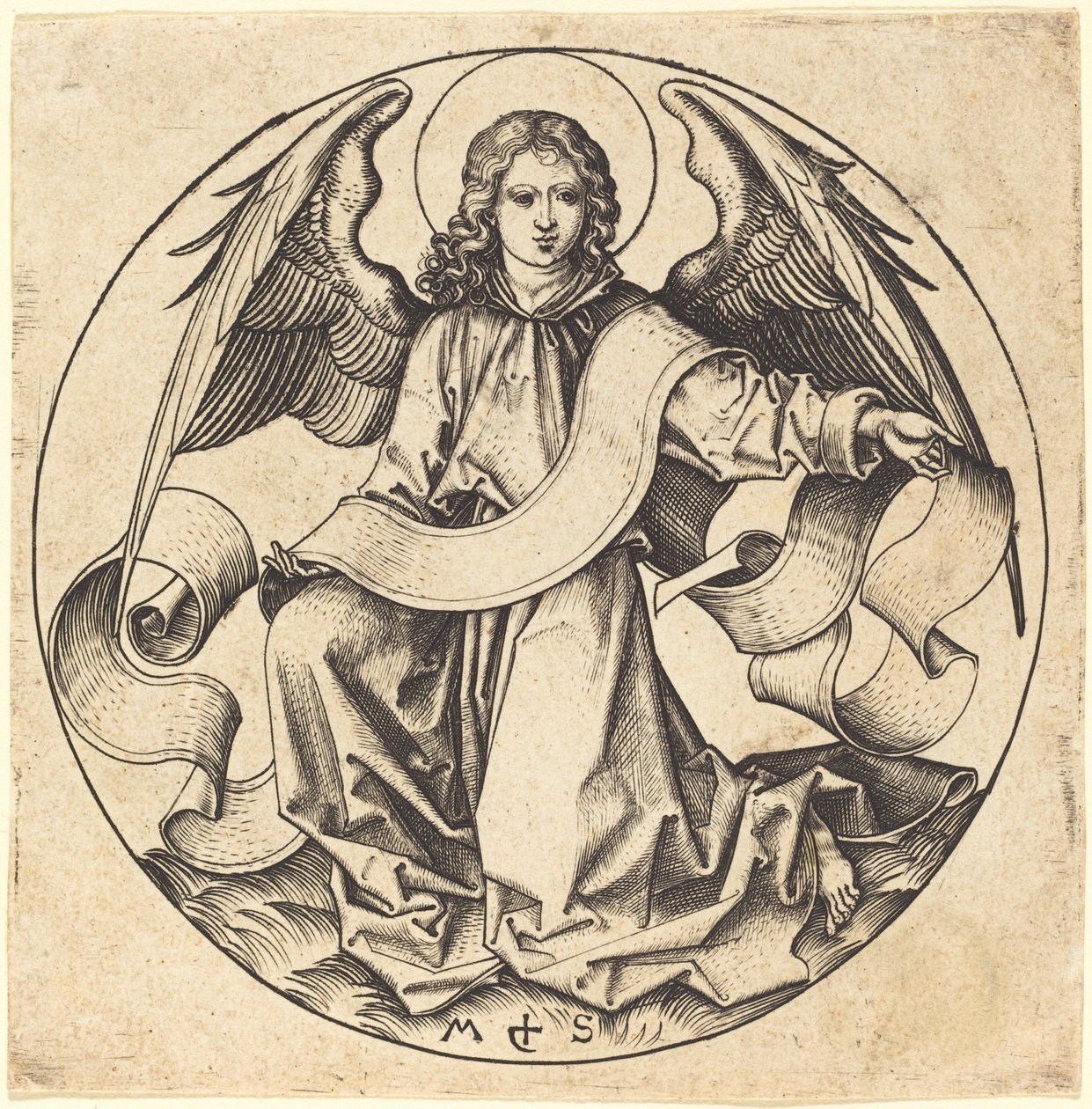 Anděl svatého Matouše od Martin Schongauer