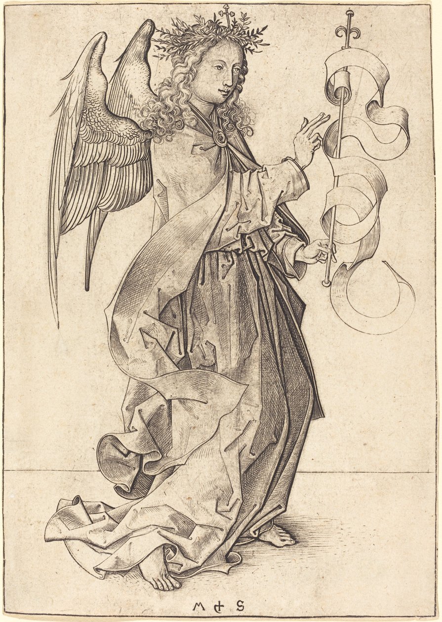 Archanděl Gabriel od Martin Schongauer