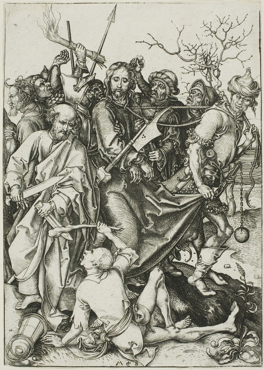 Zrada Krista, z Umučení od Martin Schongauer