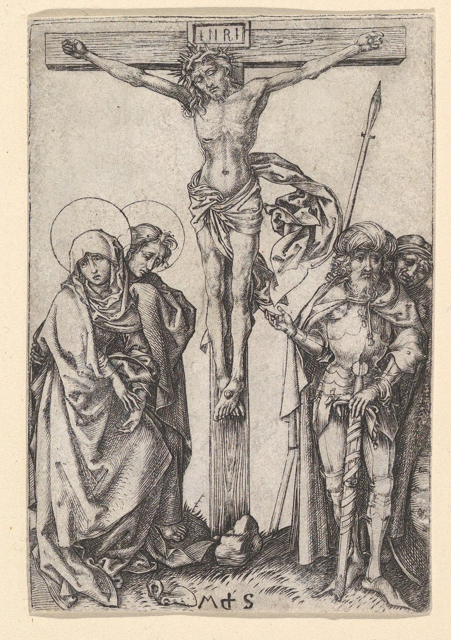 Ukřižování, ca. 1435-1491. od Martin Schongauer