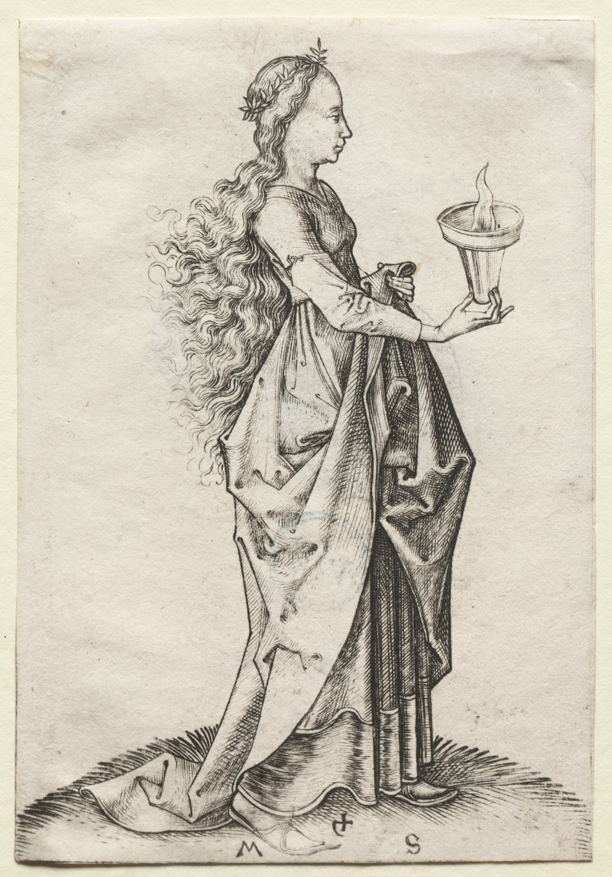 Pátá moudrá panna od Martin Schongauer