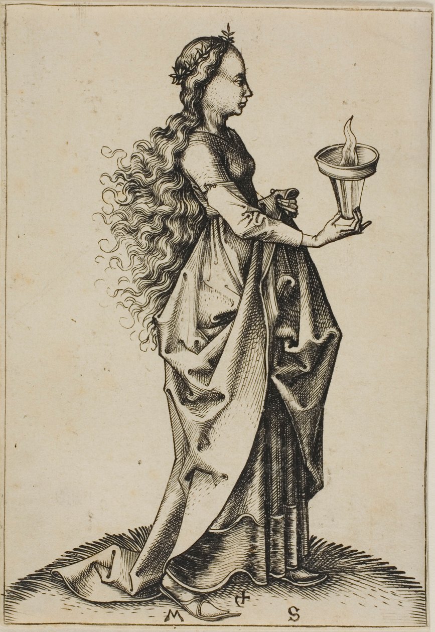 Pátá moudrá panna od Martin Schongauer