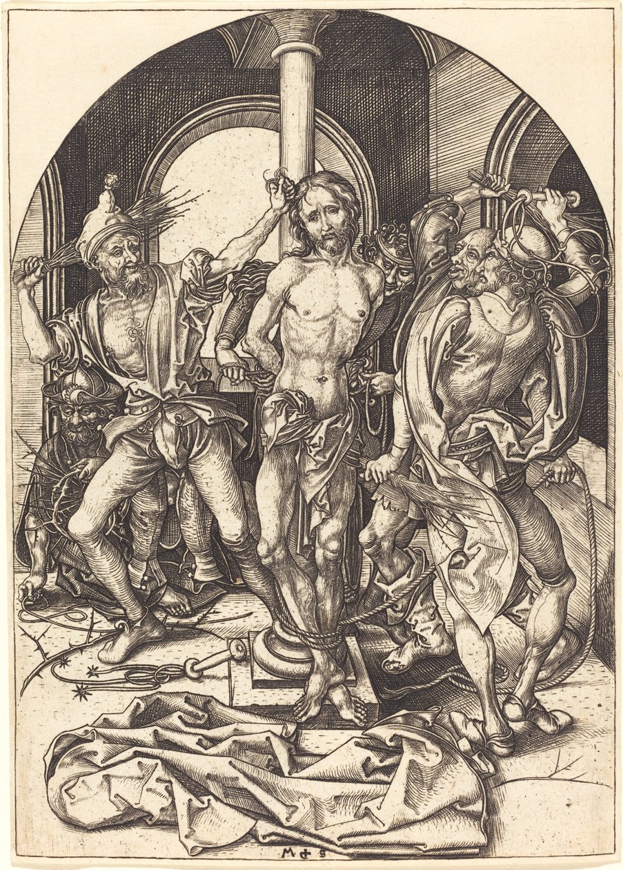 Bičování od Martin Schongauer