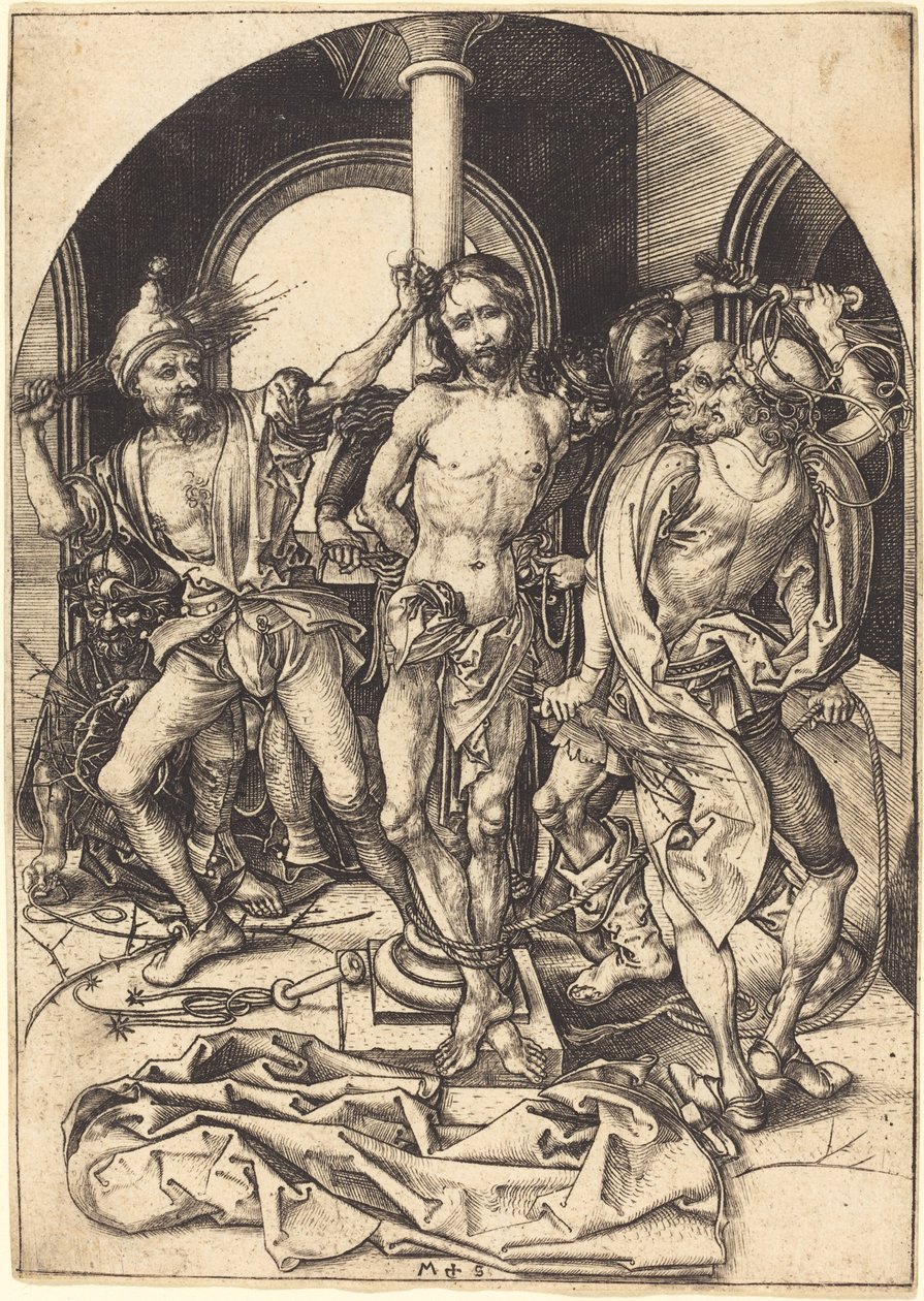 Bičování od Martin Schongauer