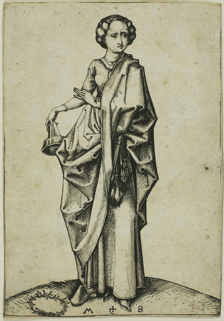 Čtvrtá bláznivá panna od Martin Schongauer
