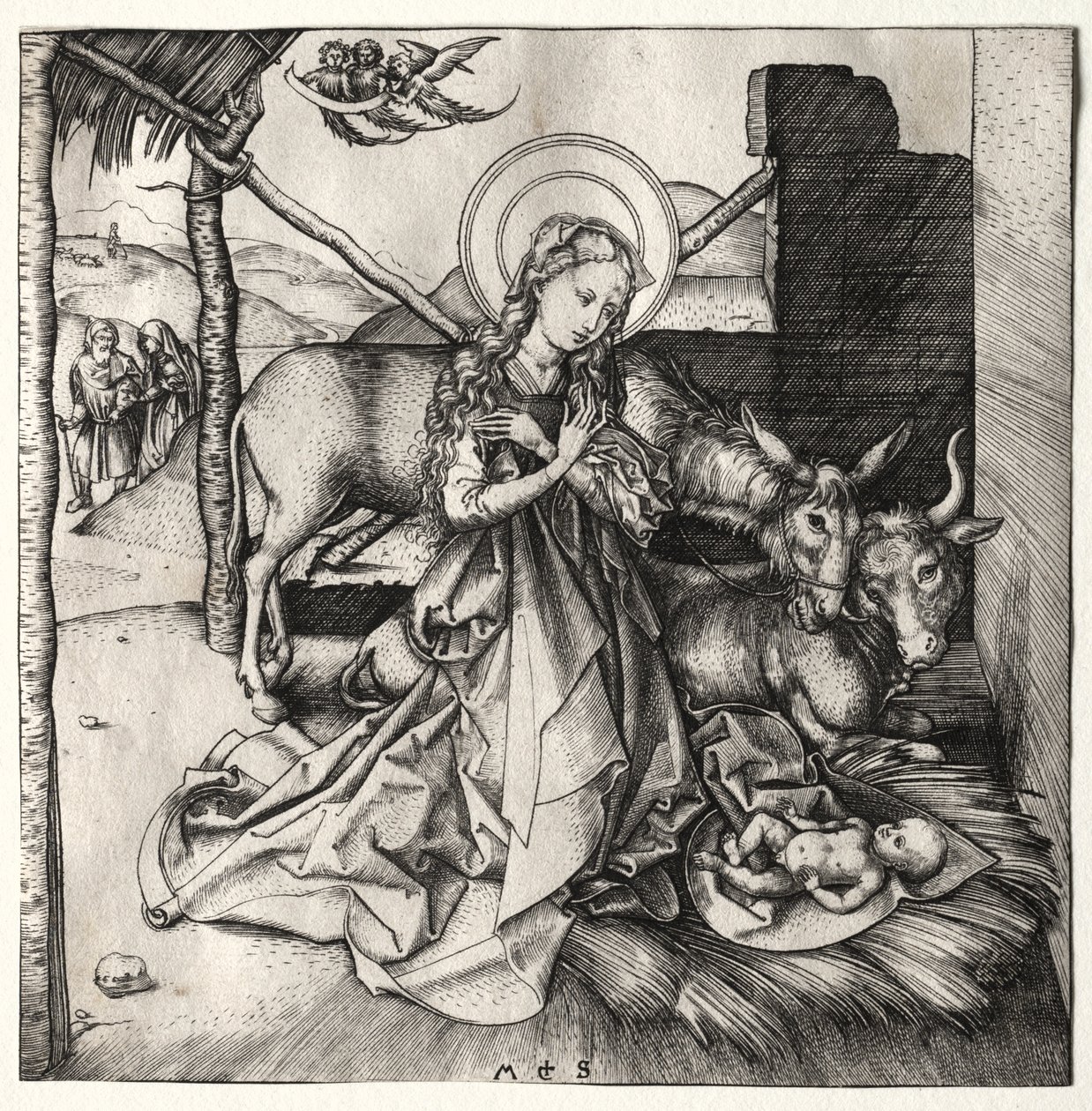 Život Kristův: Narození Páně od Martin Schongauer