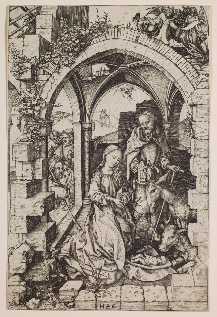 Narození Páně od Martin Schongauer