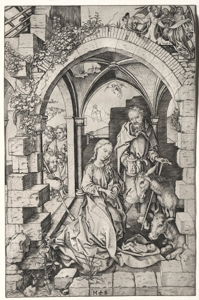 Narození Páně. od Martin Schongauer