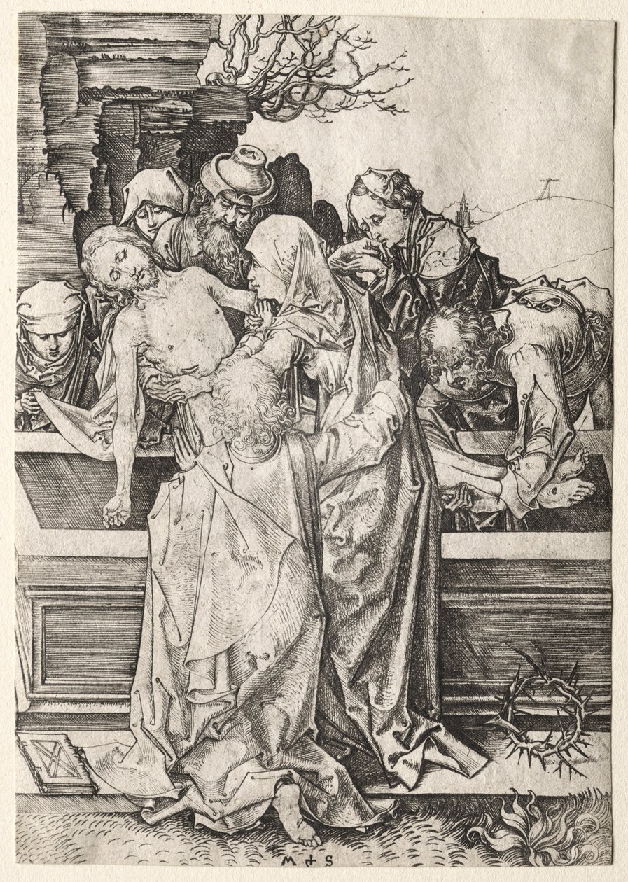 Vášeň: Pohřeb. od Martin Schongauer