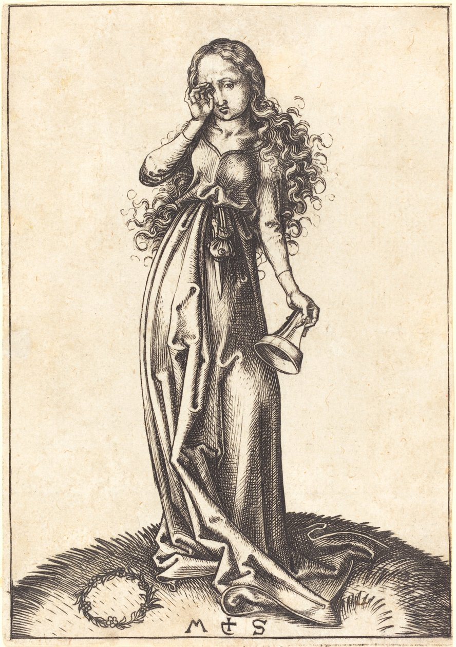 Třetí Bláznivá Panna od Martin Schongauer