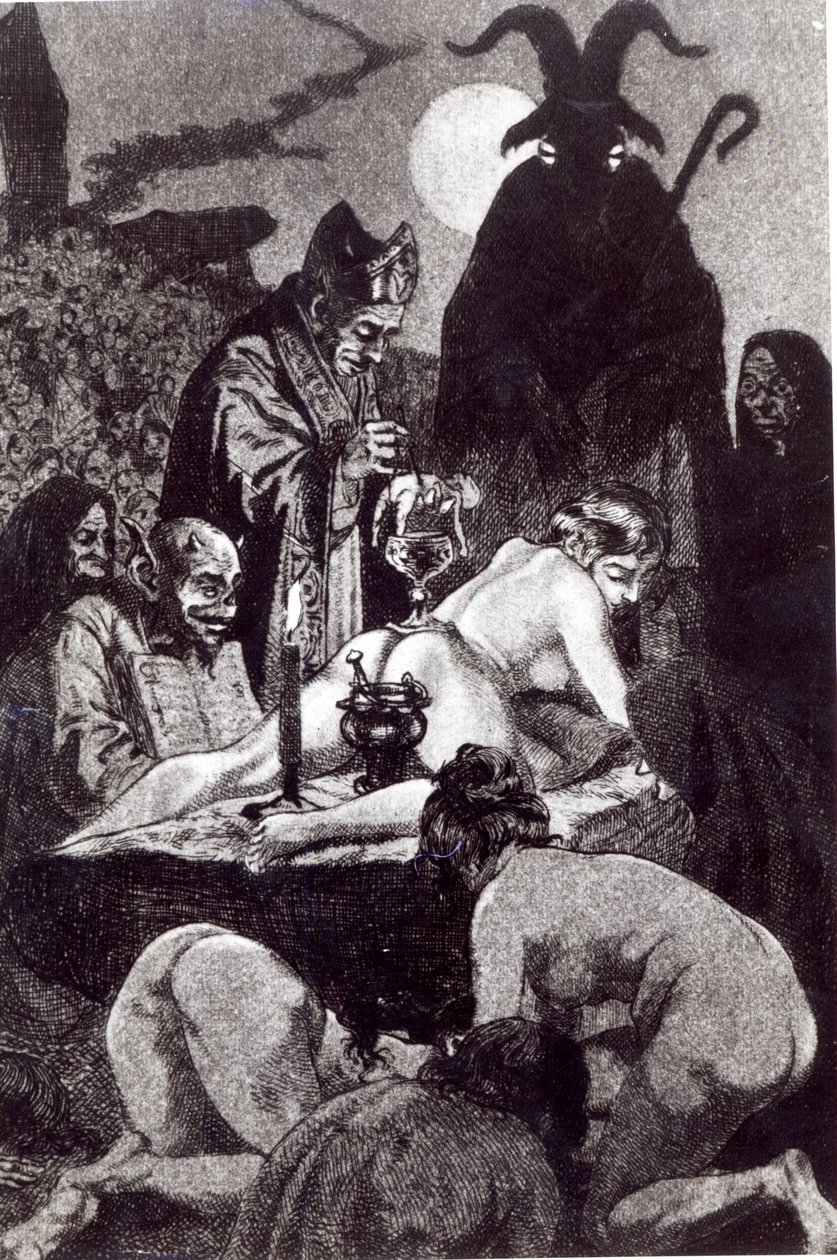Černá mše, 1911 od Martin van Maele