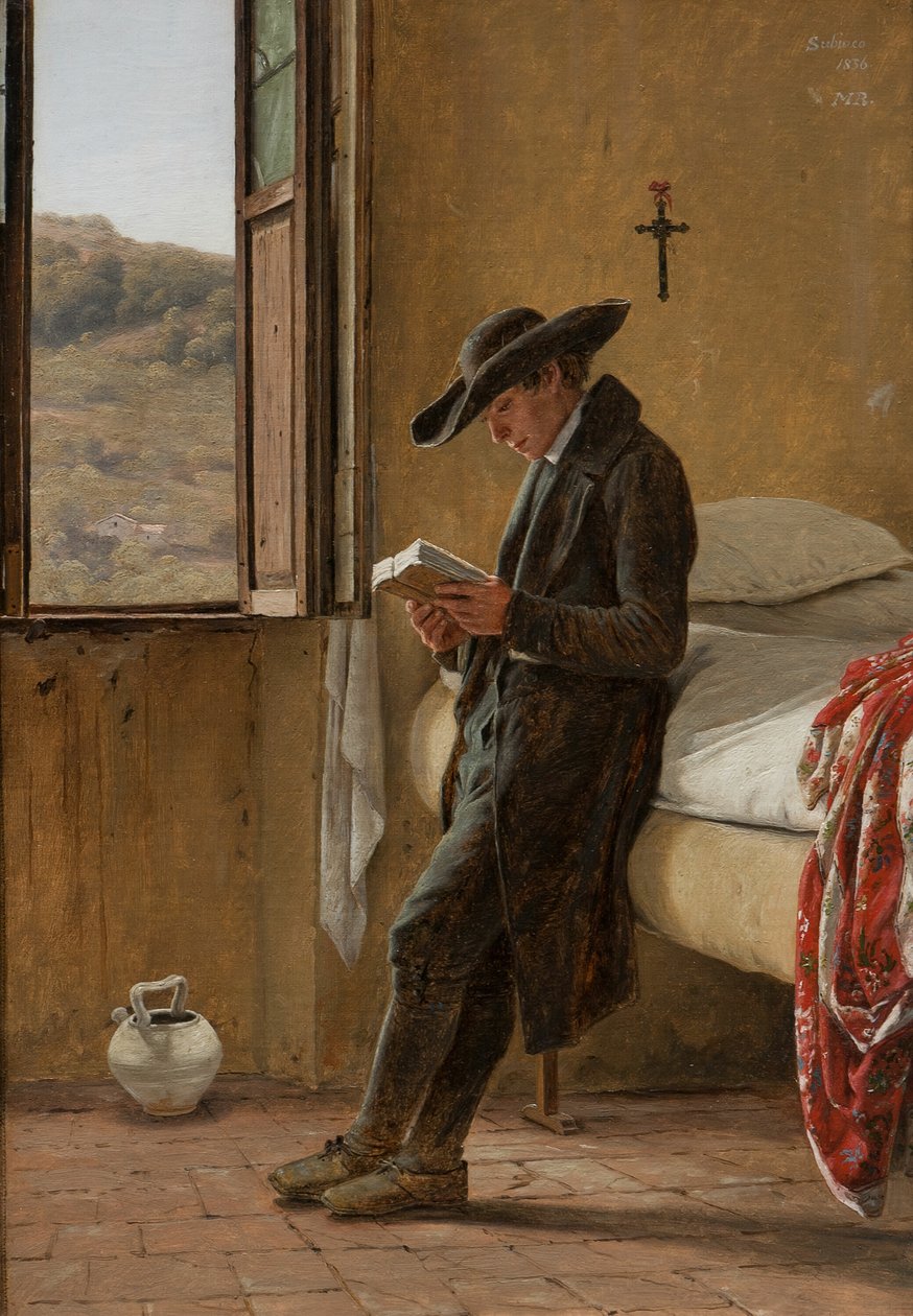 Mladý duchovní Reading, 1836. od Martinus Rørbye