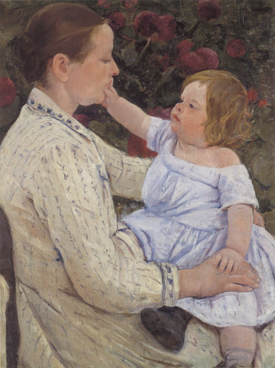 Childs Caressn od Mary Cassatt