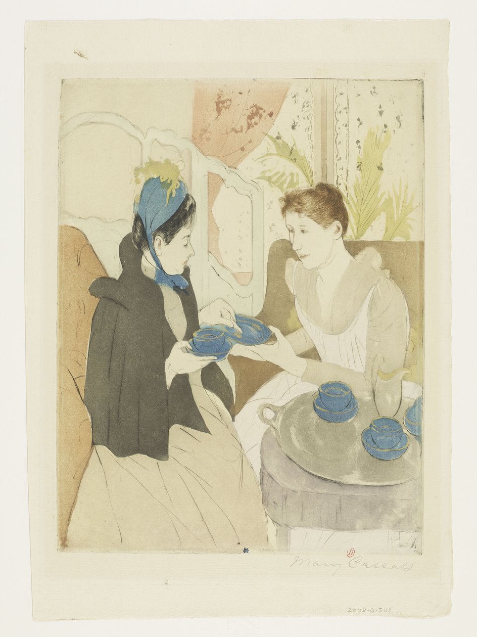 Návštěva od Mary Cassatt