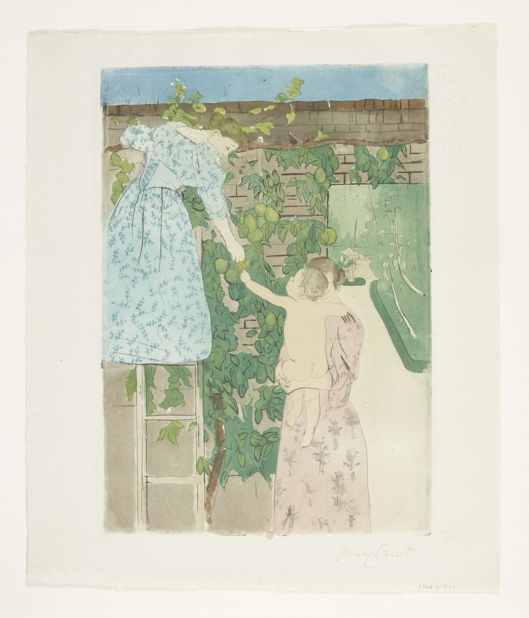 Zeleninová zahrada od Mary Cassatt